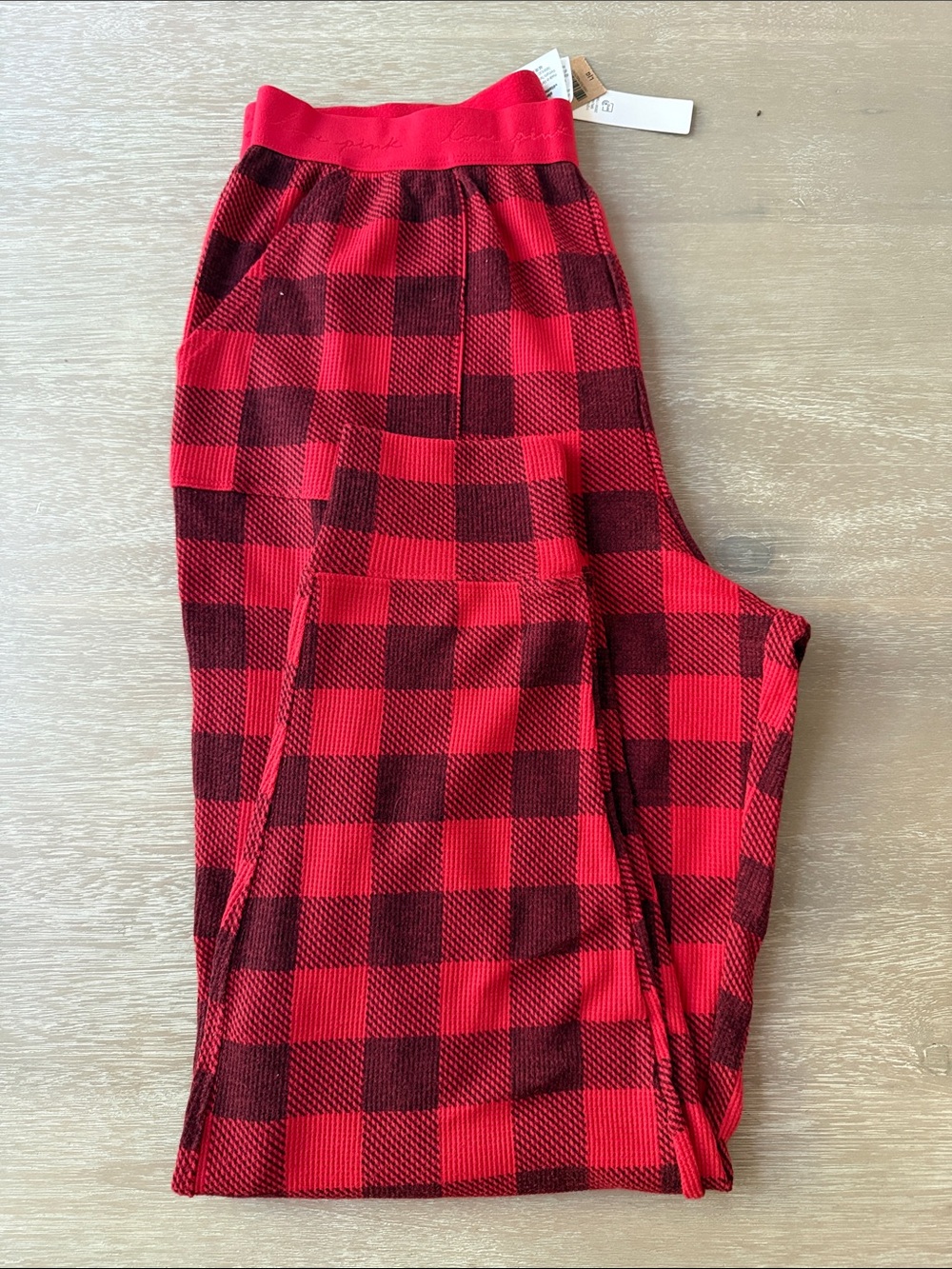 NWT VS PINK Waffle Sleep Joggers | L